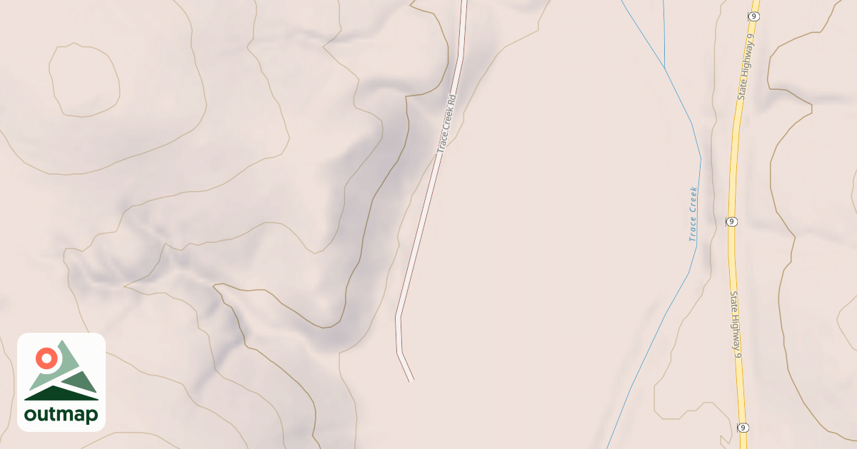 Map of TRACE CREEK