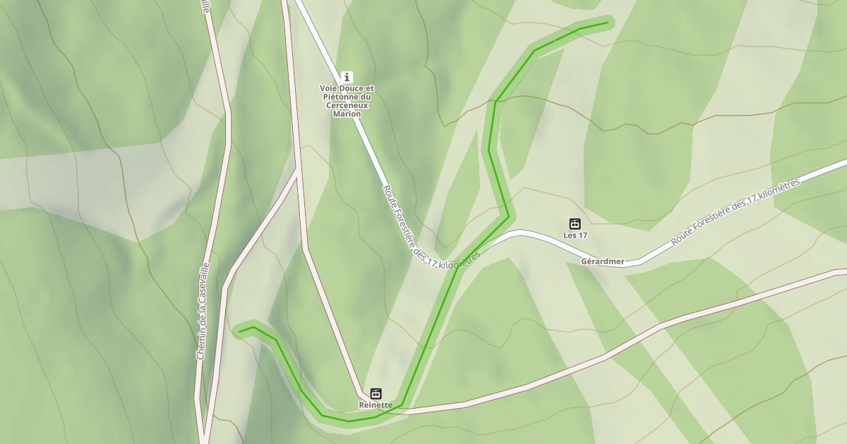 Map preview of Sanglier vert