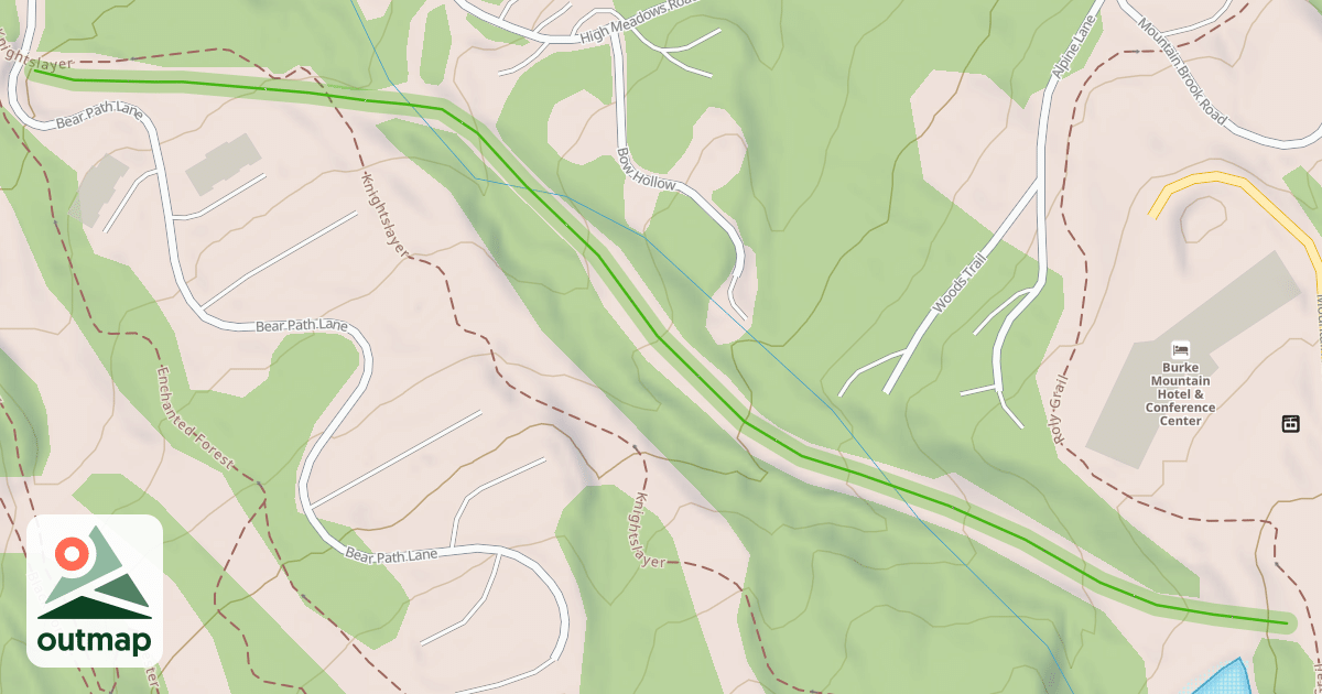 Map of High Meadow Pass