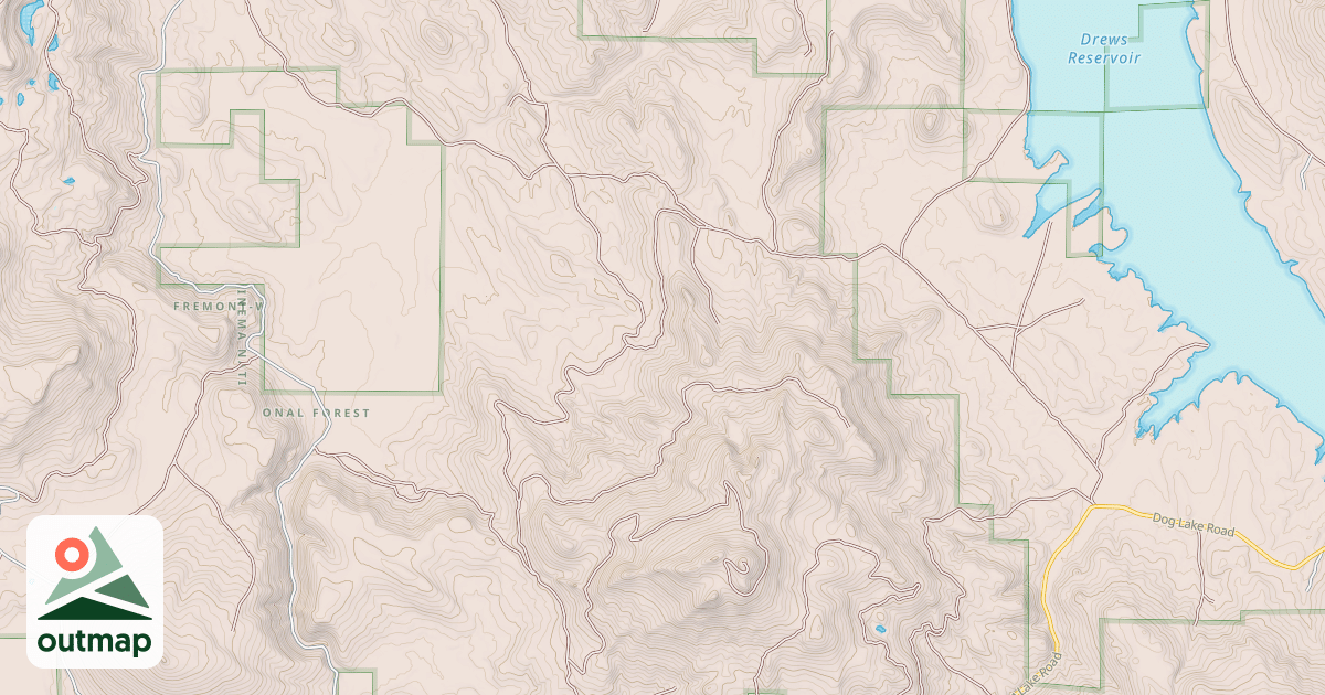Map of BACHELOR CREEK
