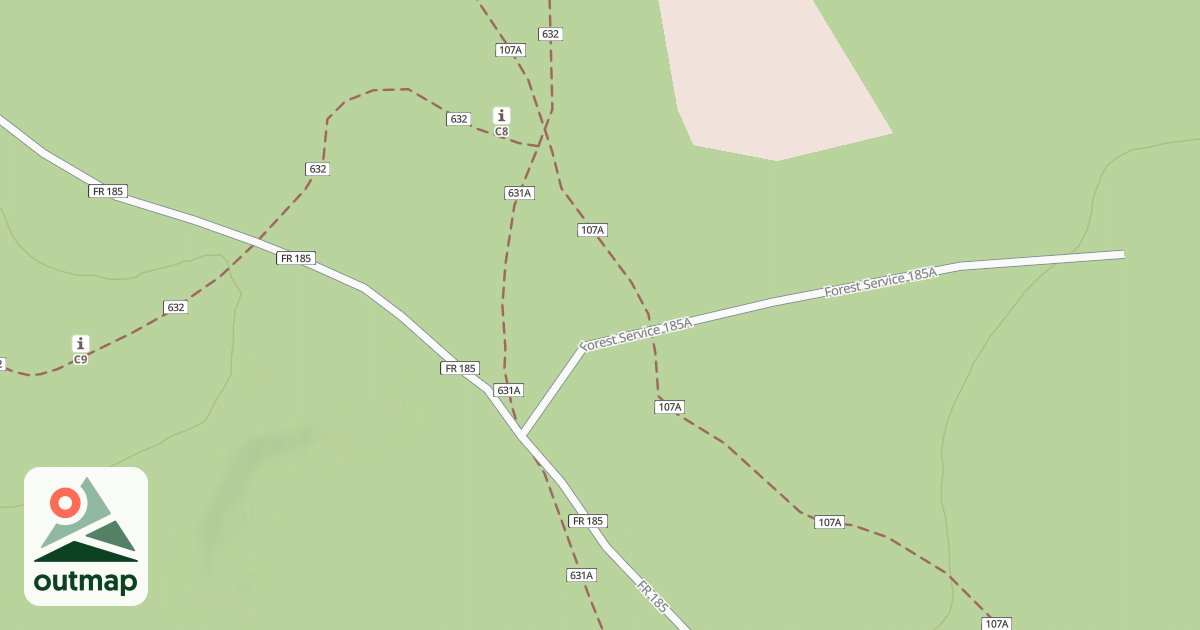 Map of USFS National Forest System Roads {61E80737-BA85-47C8-AC3E-943EF9A39BDC}