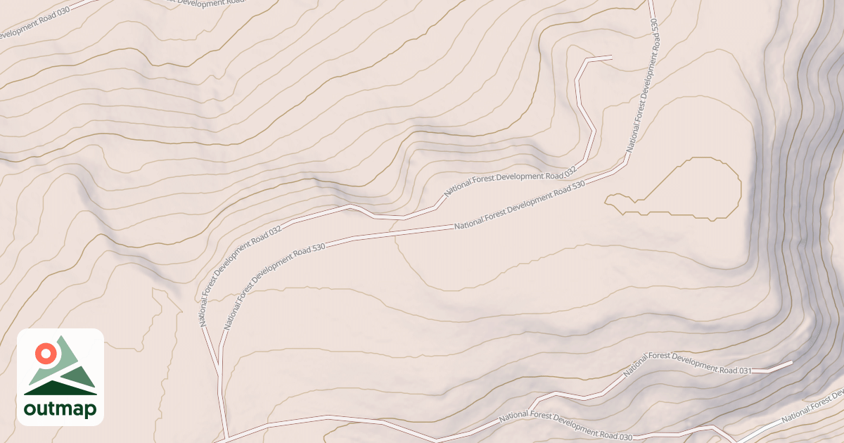 Map of USFS Motor Vehicle Use Map Roads {713035D8-96CD-48D3-9E8E-2C8A0DEEB194}