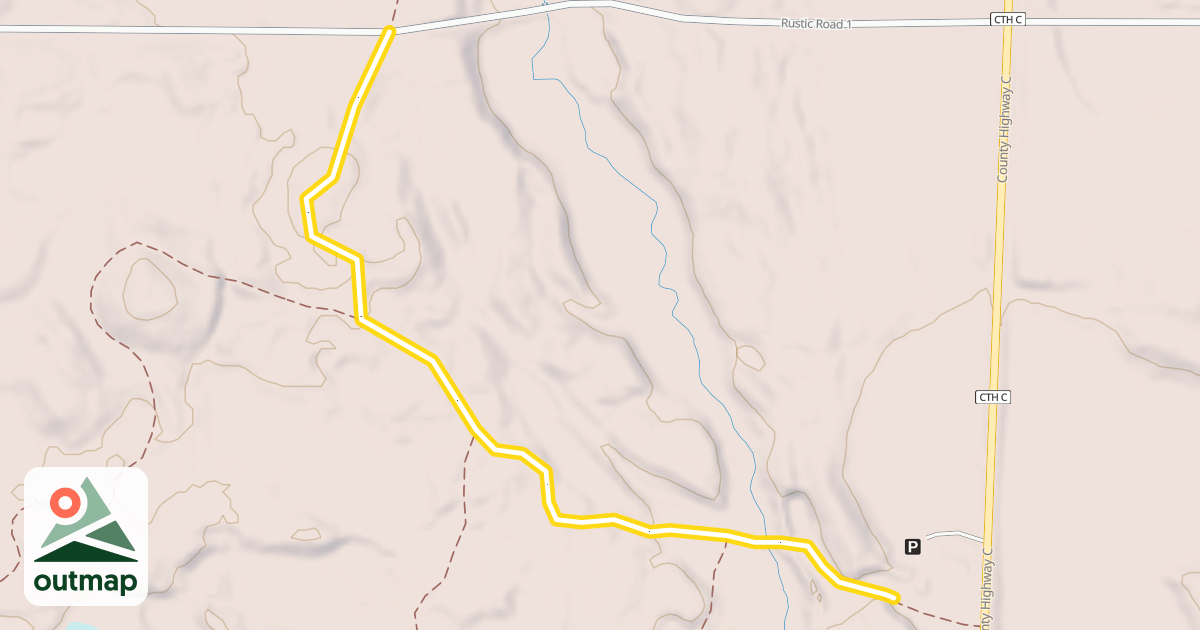 Map of Ice Age Trail