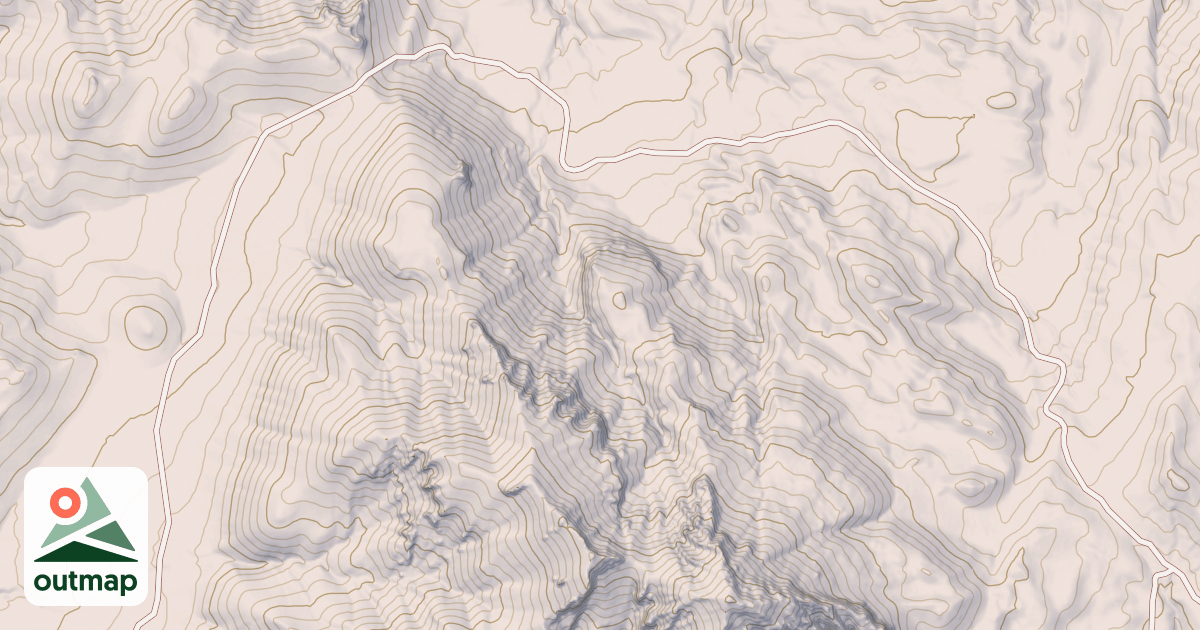 Map of BLIND SPRING