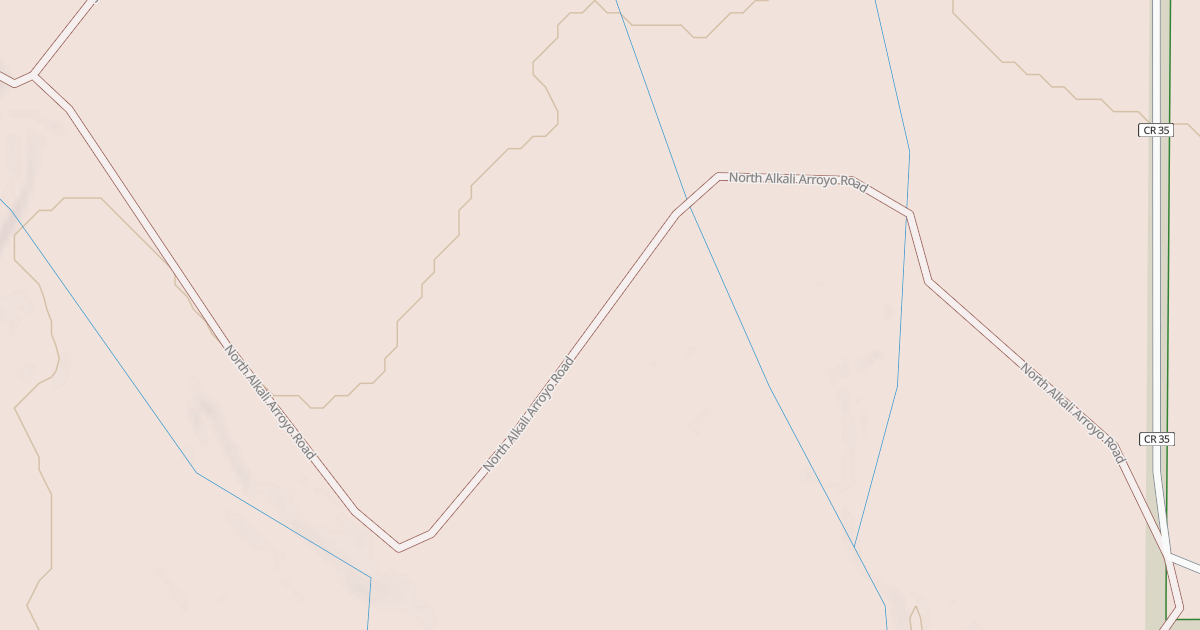 Map preview of NORTH ALKALI ARROY