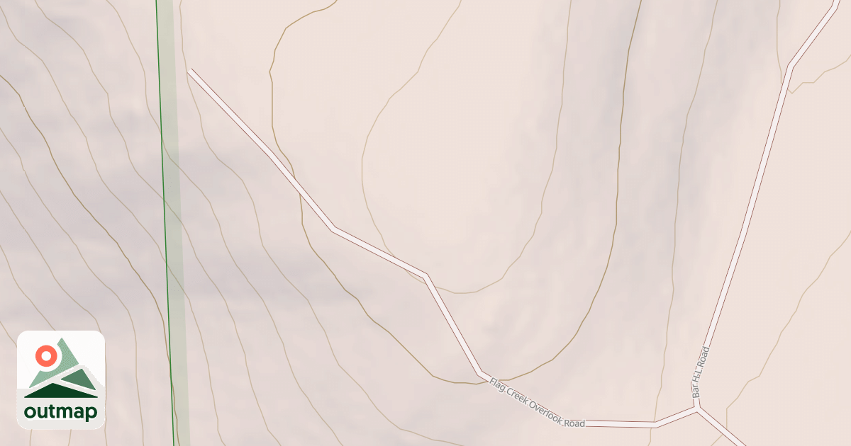Map of FLAG CREEK OVERLOOK