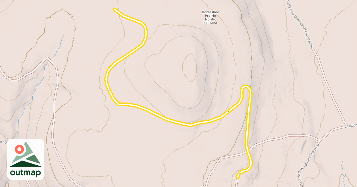 Map of National Forest Development Road 362