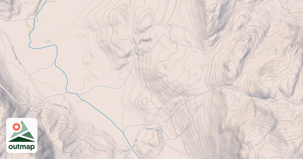 Map of FLICKER CREEK