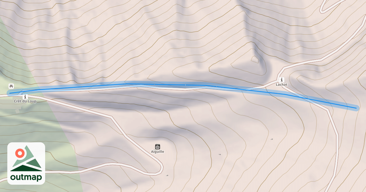 Map of L'Aiguille