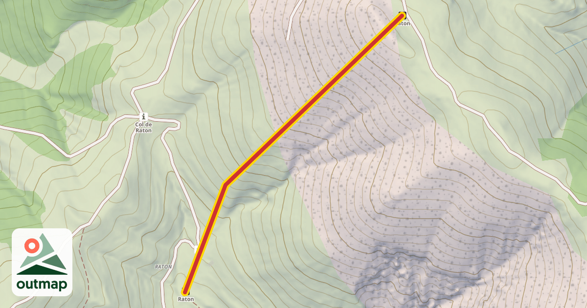 Map of Raton