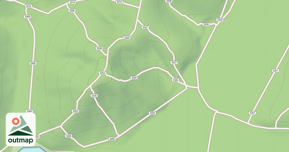 Map of USFS Motor Vehicle Use Map Trails 19142
