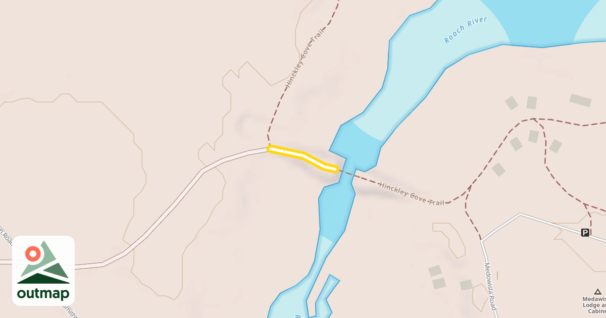 Map of Hinckley Cove Trail