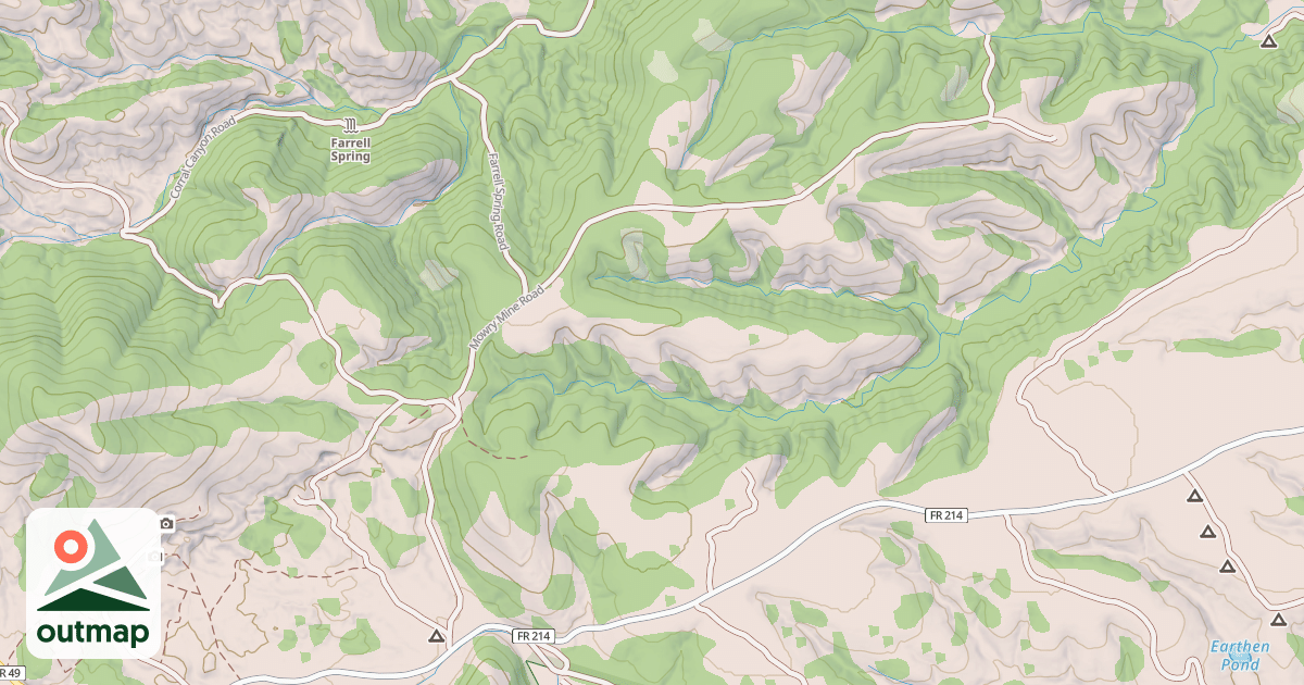 Map of MOWRY MINE
