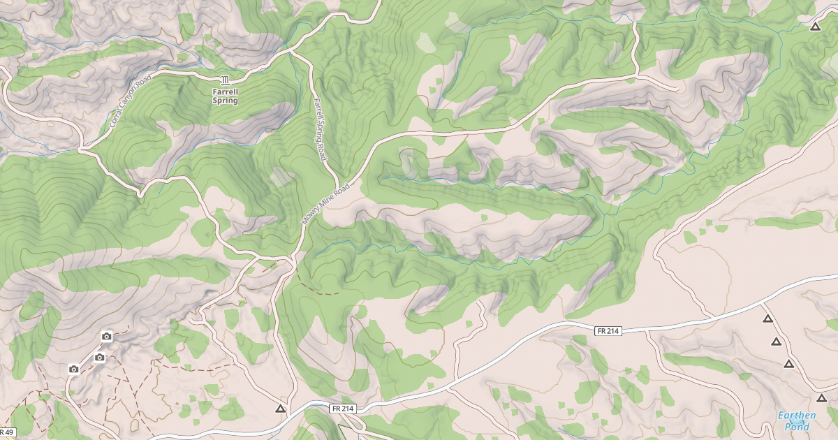 Map preview of MOWRY MINE
