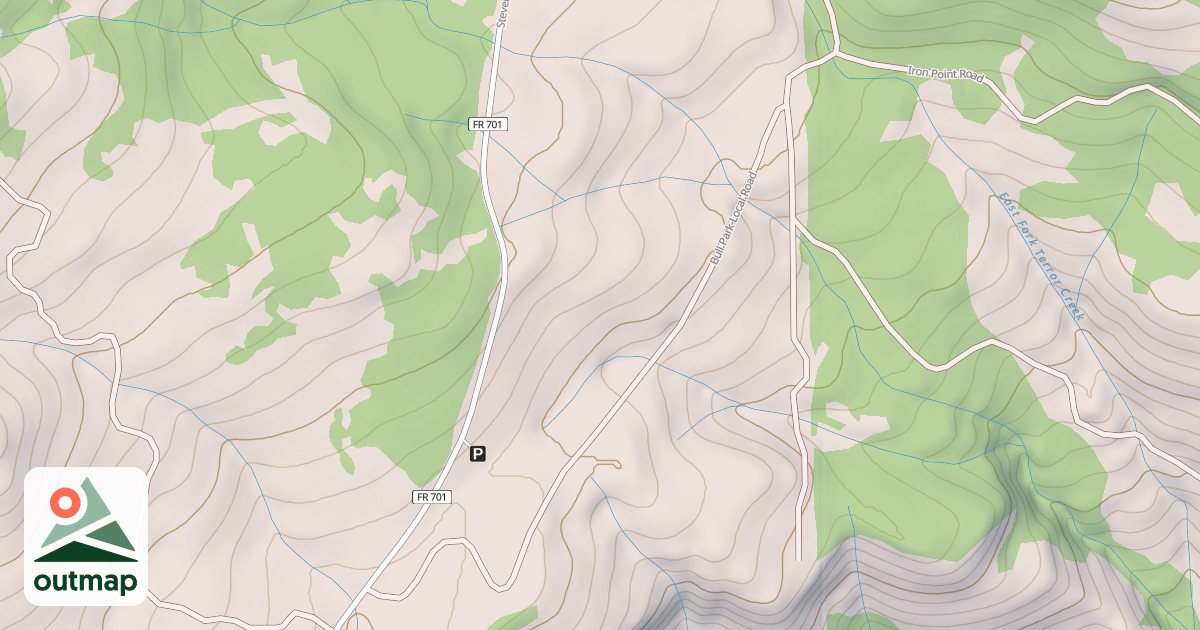 Map of BULL PARK-LOCAL