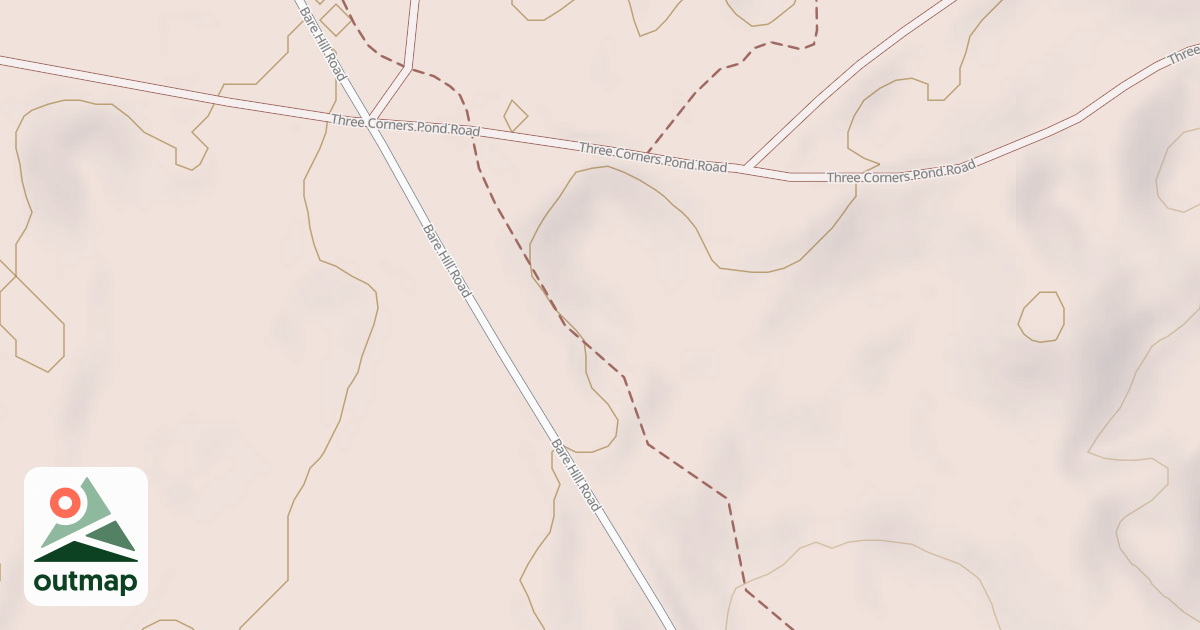 Map of Rocky Pond Path