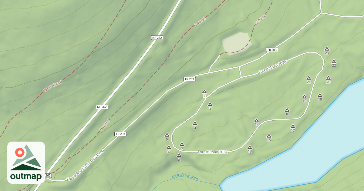 Map of DEWDROP