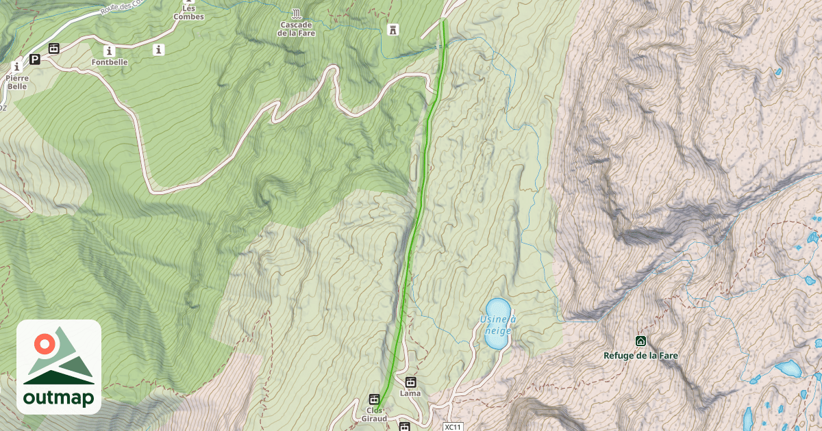 Map of Chalets