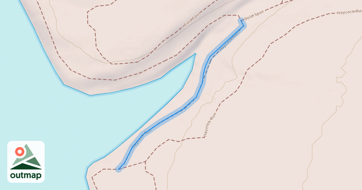 Map of Haycock Run