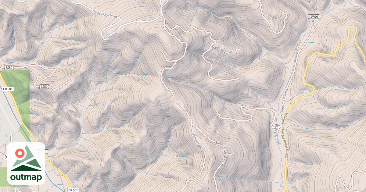 Map of BLAKEN