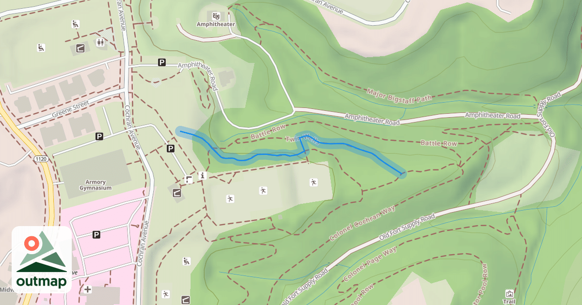 Map of Twin Wells