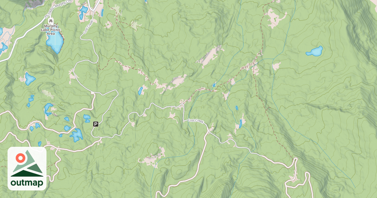 Map of LOST CREEK