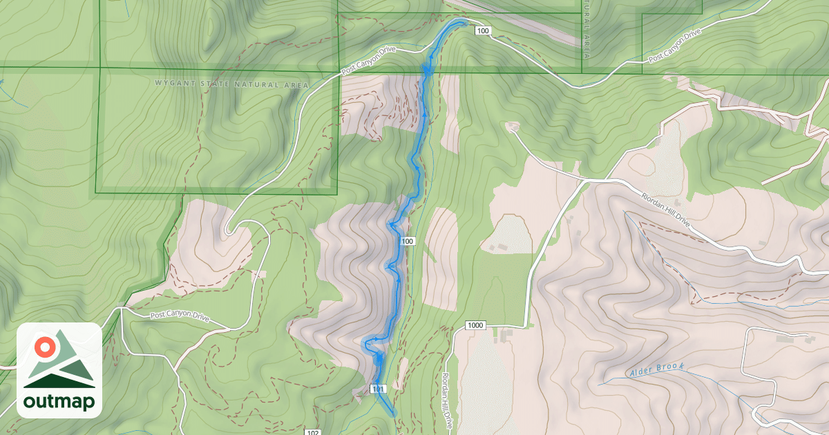 Map of Kleeway Trail (101)