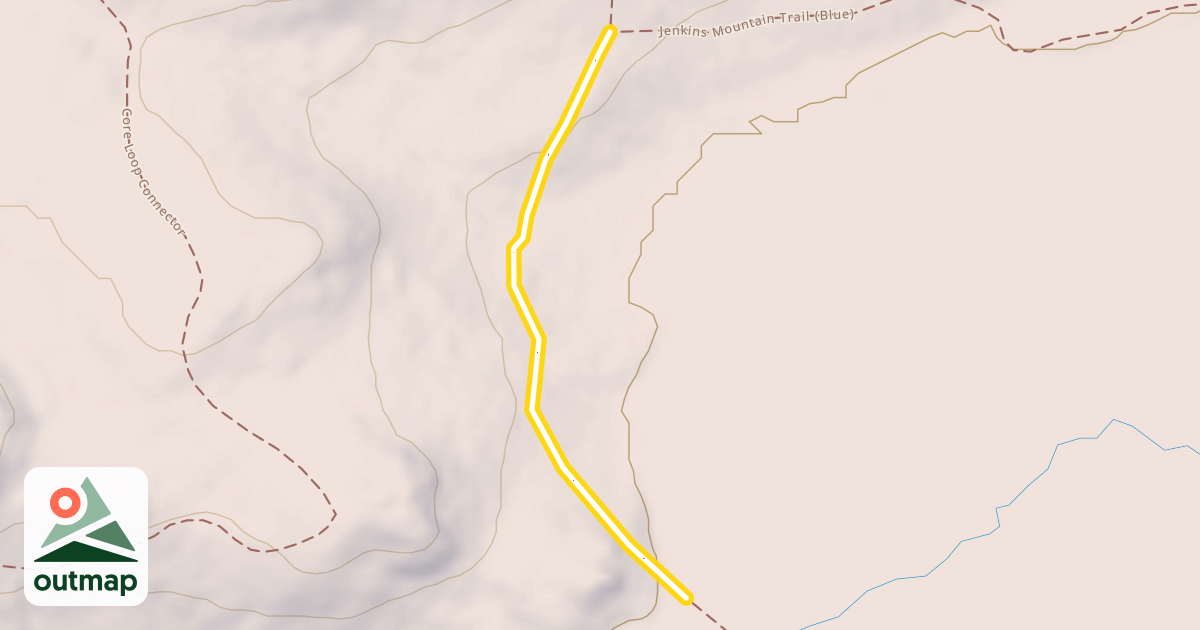 Map of Heron Marsh Trail (Gray)