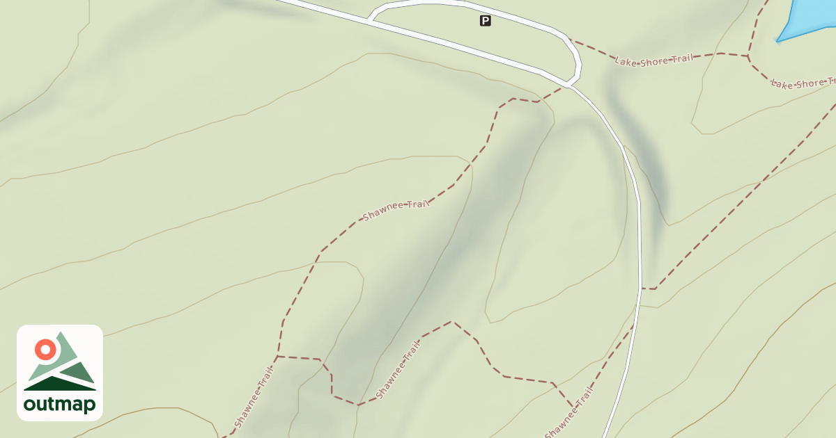 Map of Shawnee State Park Trails