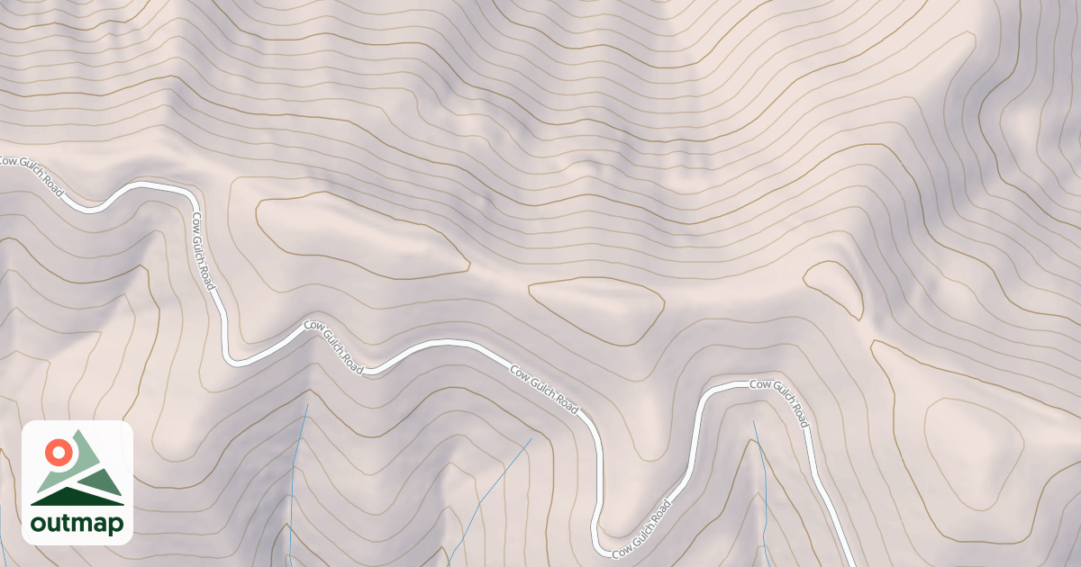 Map of COW GULCH ROCK PIT