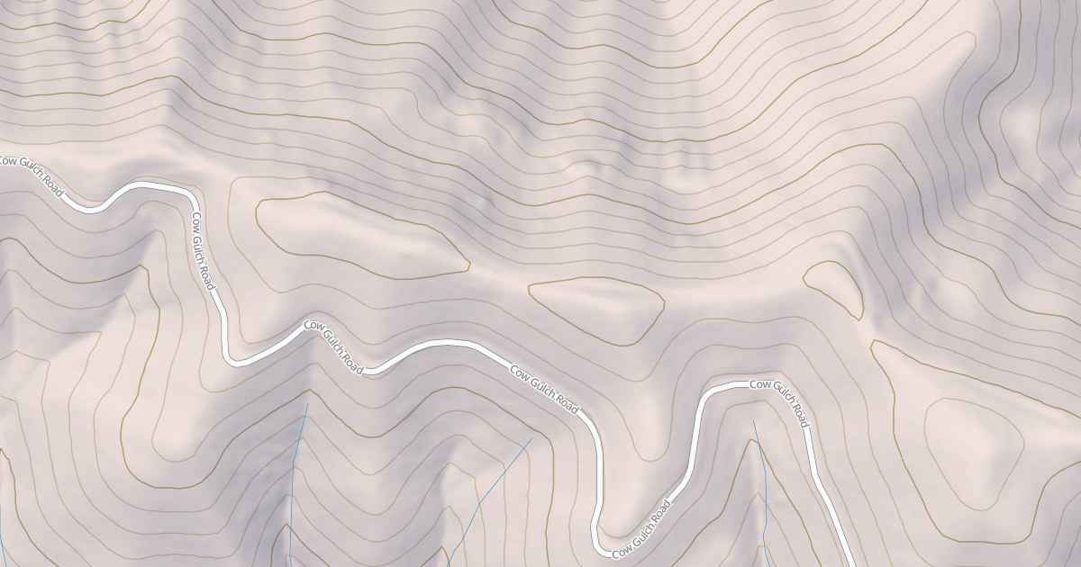 Map preview of COW GULCH ROCK PIT