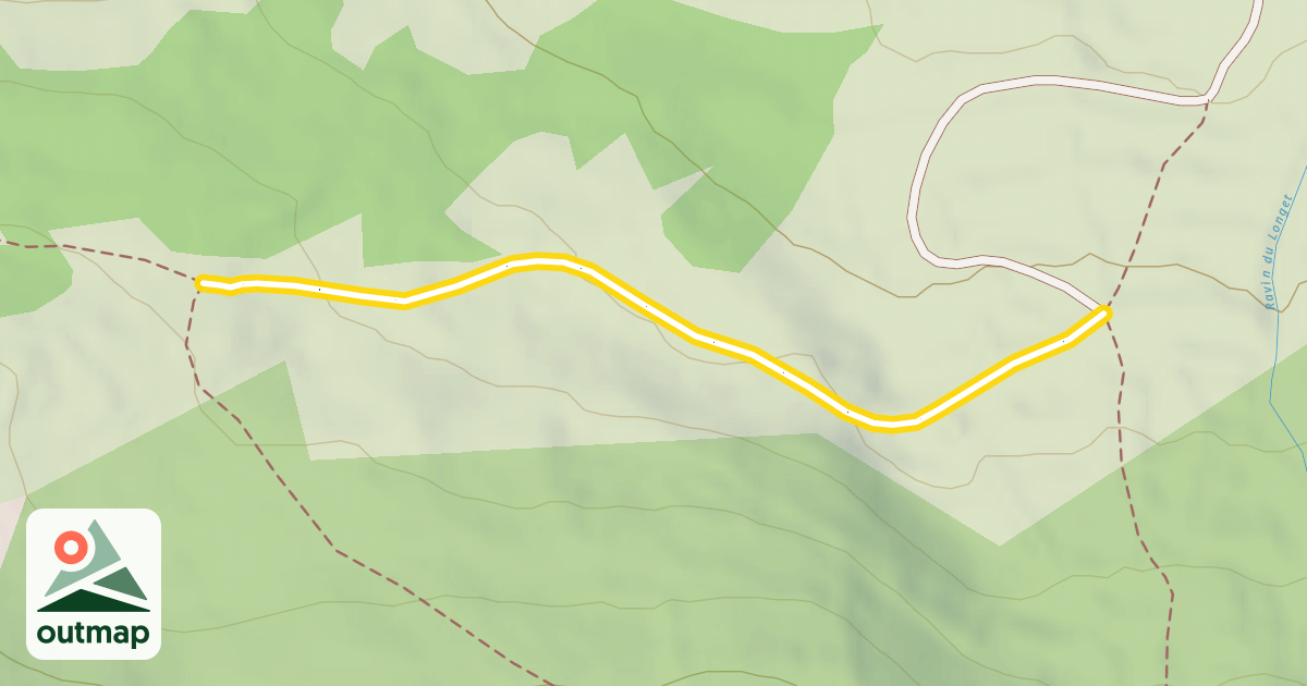 Map of Les Clots - Forestière / Planchettes