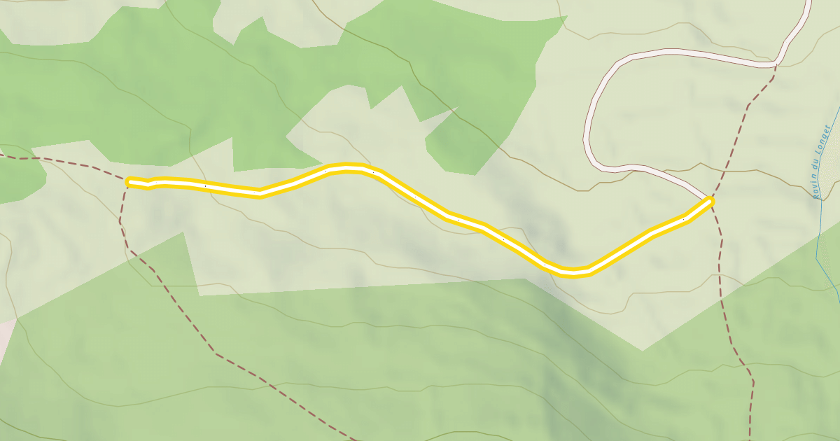 Map preview of Les Clots - Forestière / Planchettes