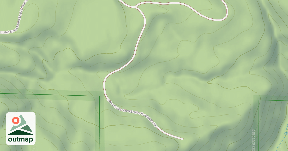 Map of USFS National Forest System Roads {54538BC3-FA89-40AC-A9AB-3721C7FC2656}