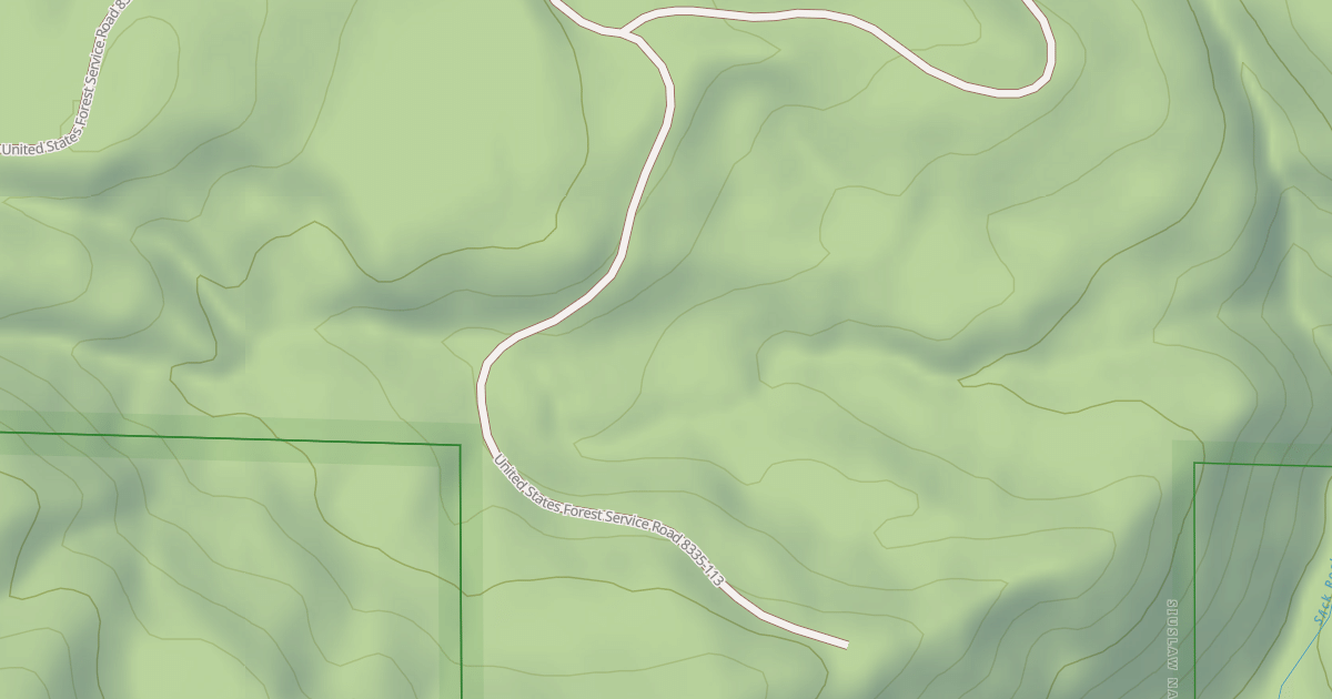 Map preview of USFS National Forest System Roads {54538BC3-FA89-40AC-A9AB-3721C7FC2656}