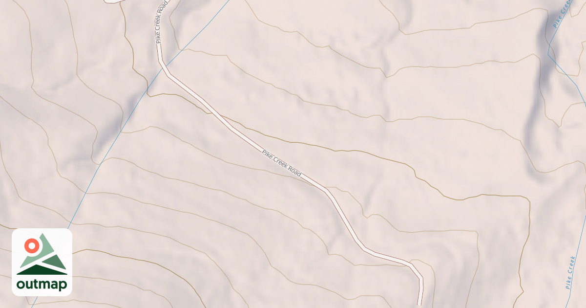 Map of PIKE CREEK