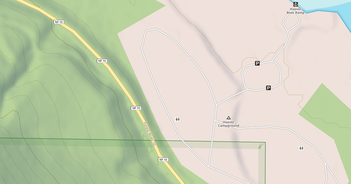 Map preview of HOOVER CAMPGROUND LOOP