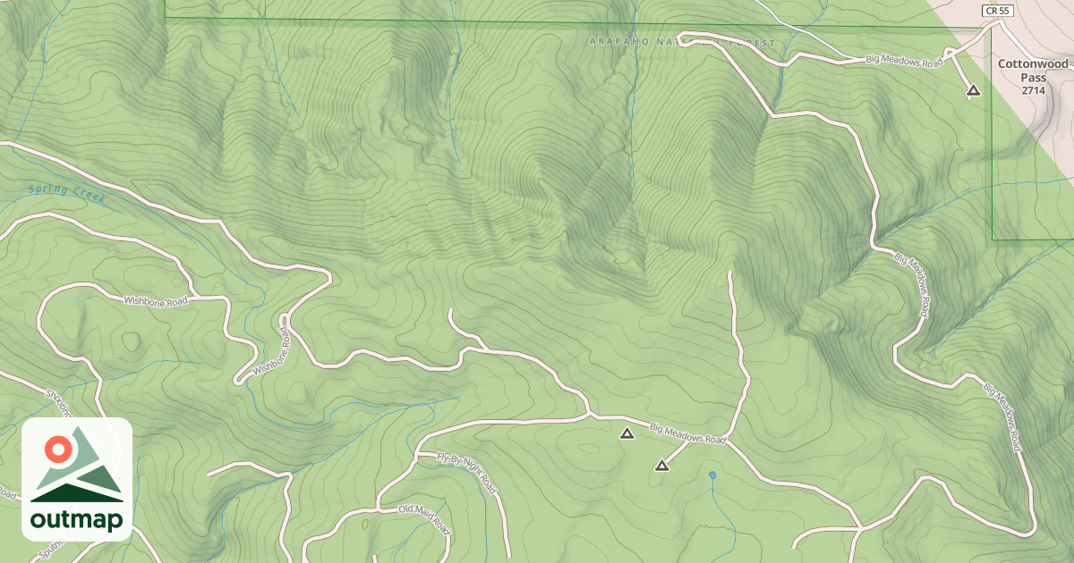 Map of BIG MEADOWS