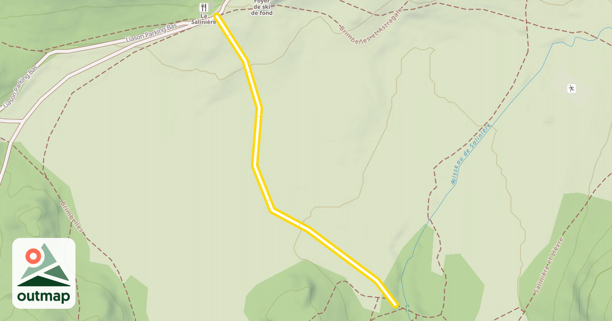 Map of Salinière