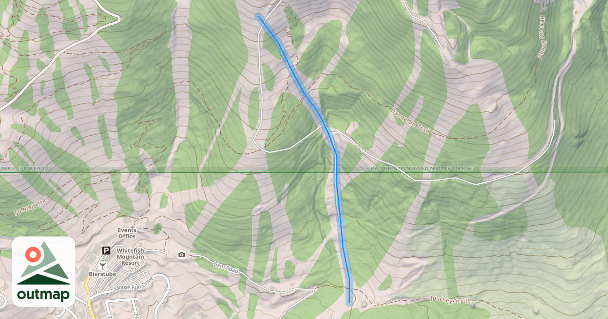 Map of Corkscrew
