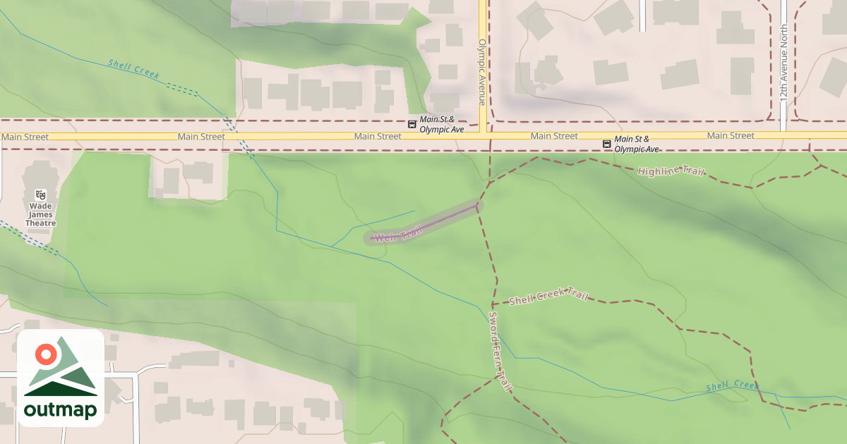 Map of Weir Trail