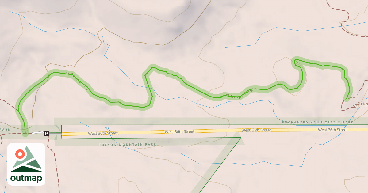 Map of El Grupo Loop