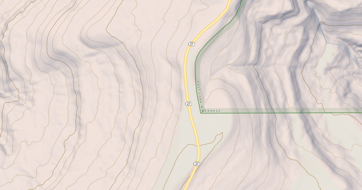 Map preview of USFS National Forest System Roads {3D3EB11B-593E-4FE6-B81A-6B6E5625ABEE}