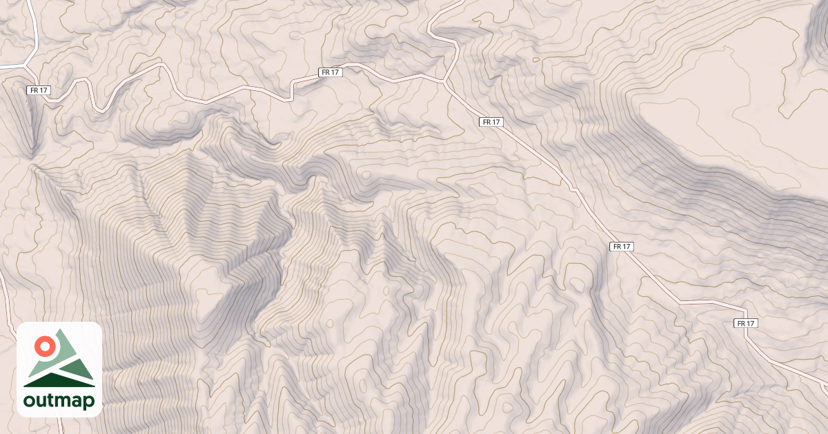 Map of USFS Motor Vehicle Use Map Roads {01CC2A56-5EC1-4632-B416-0E83EEA02728}