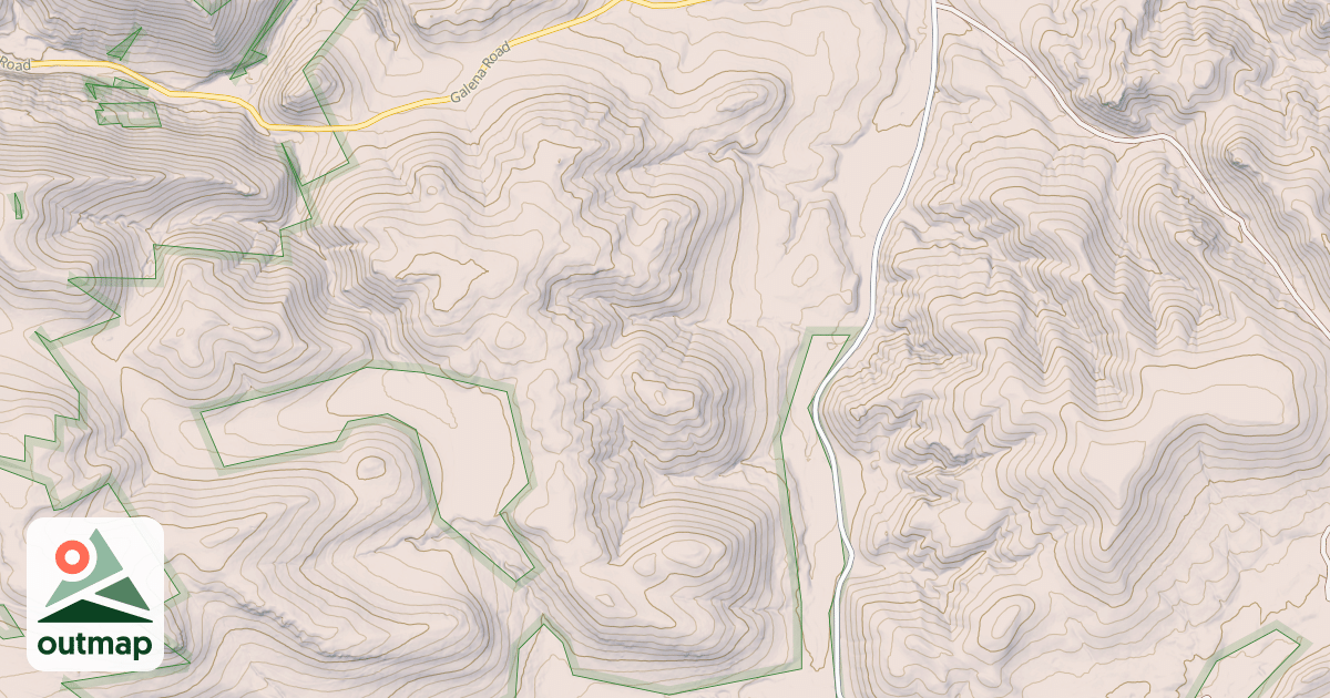 Map of GALENA BR 5B