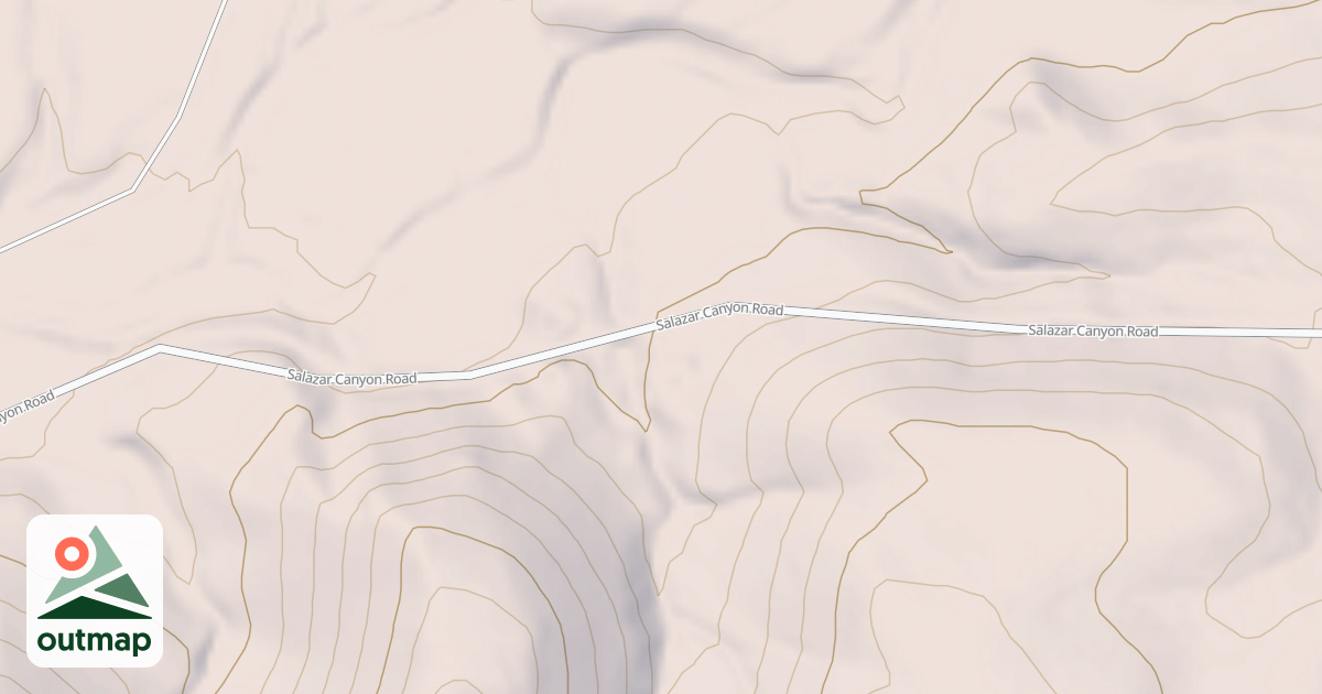 Map of SALAZAR CANYON