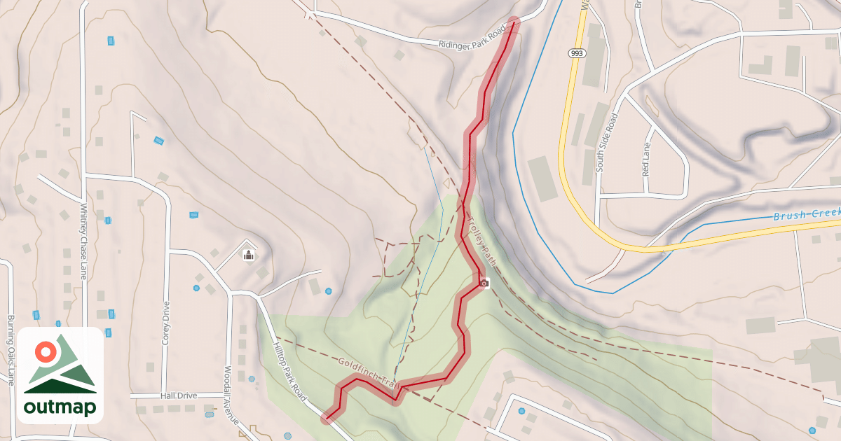 Map of Woodpecker Trail
