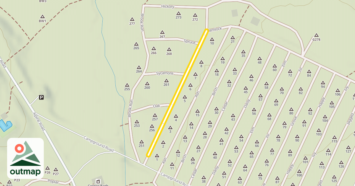Map of Hemlock