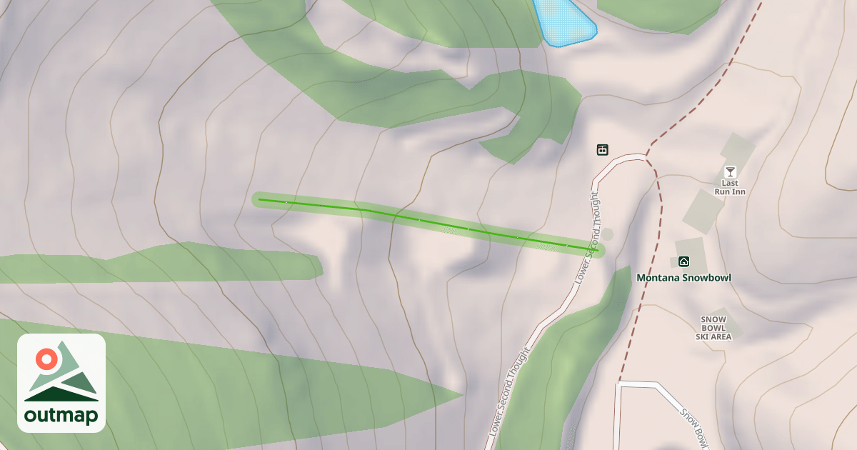 Map of Lower Sunrise Bowl