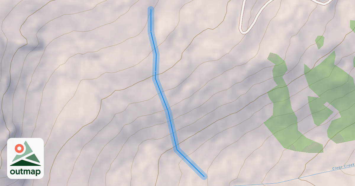 Map of North Chutes